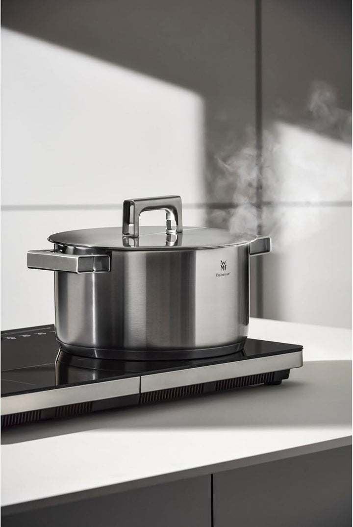 WMF Ultimate Cool Kochtopf gross 24 cm, Edelstahldeckel, Fleischtopf Induktion 5,7l, Cromargan Edels