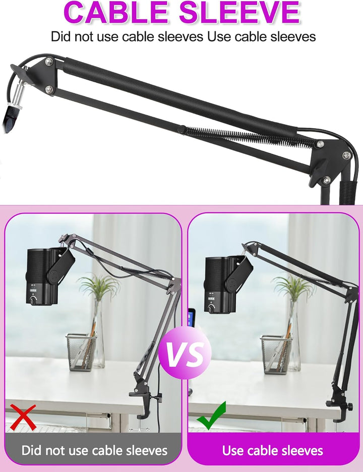 YOUSHARES Mikrofonarm für Rode NT-USB+ - Profi Microphone Arm Ständer kompatibel mit Rode NT-USB, NT