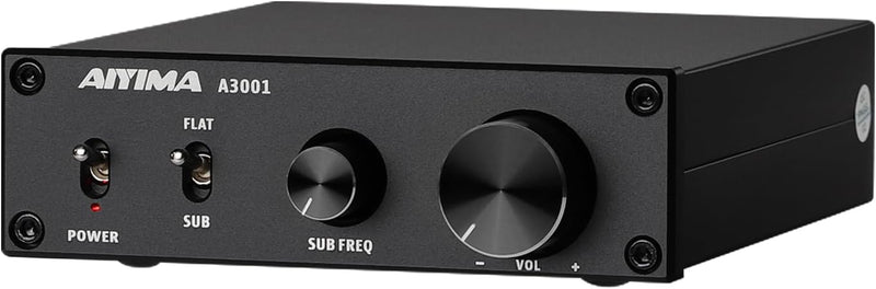 AIYIMA A3001 200W Subwoofer-Verstärker HiFi-Mono-Leistungsverstärker Klasse D-Verstärker mit Vollfre