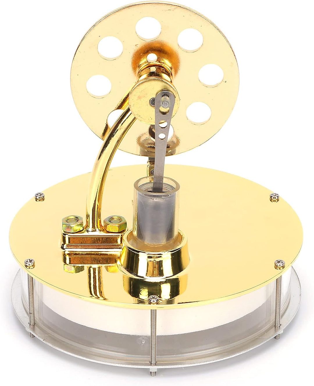 Zerodis Tieftemperatur-Stirlingmotor, Kryogener Stirlingmotor, Mini-Modell mit Zinklegierungskonstru