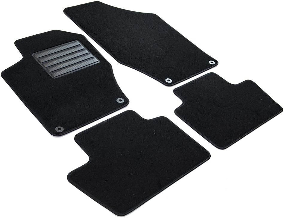 MDM SP-2698 Fussmatten Velours Autoteppich passend für Peugeot 308 I 05.2007>07.2013 308 I 05.2007-0