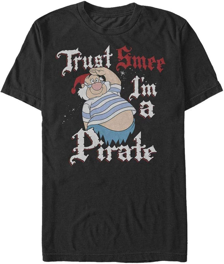Disney Unisex Peter Pan Smee Pirate Organic Short Sleeve T-shirt