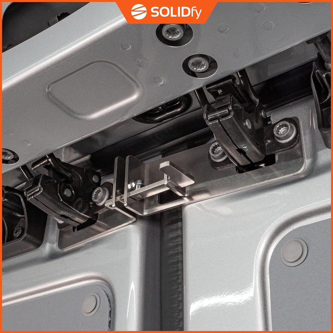SOLIDfy® - Hecktürverriegelung für VW Crafter II 2 und MAN TGE ab 2017 | Hecktür Einbruchschutz Wohn