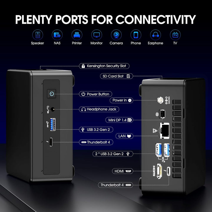 Intel NUC 11 Panther Canyon Mini-PC, Intel Core i7-1165G7 Prozessor, 32GB RAM und 1TB SSD Mini-Compu