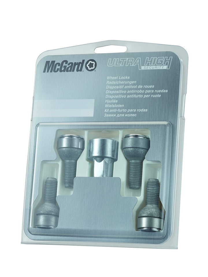 28018SL Radsicherungsbolzen SL (Ultra High Security) M14x1.5, Kugelsitz R13, Schaftlänge 26,7mm, Ges