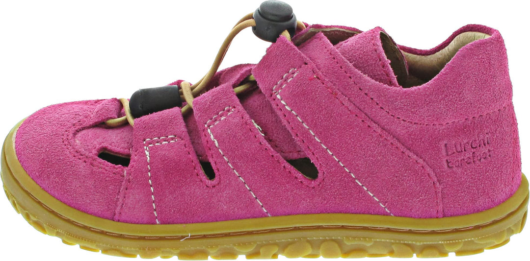 Lurchi Mädchen Nathan Barefoot Sandale, 30 EU Fuchsia