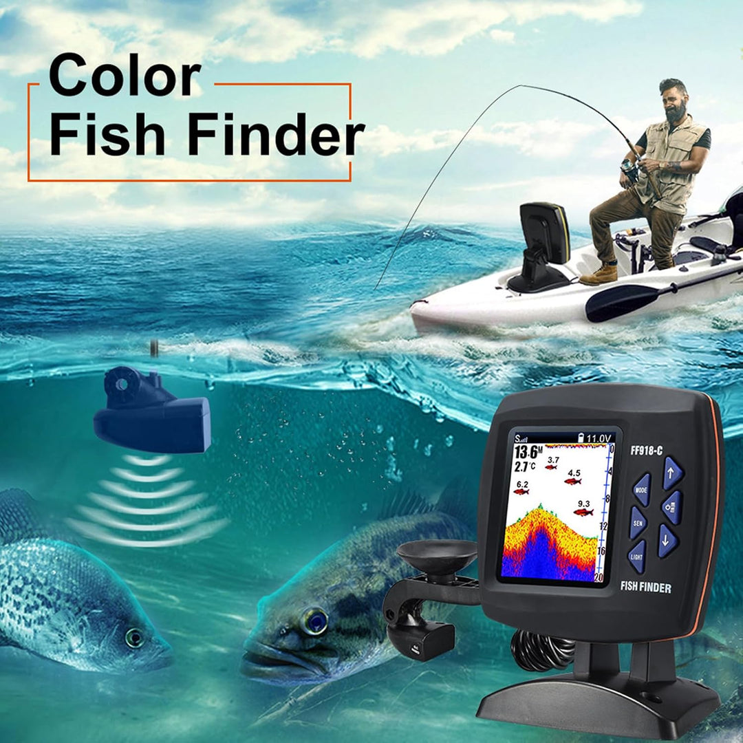 Fischfinder Kabelgebundener Sensor 45 Grad Unterwasser-Angelkamera Tragbarer LCD-Fischsucher Wasserd