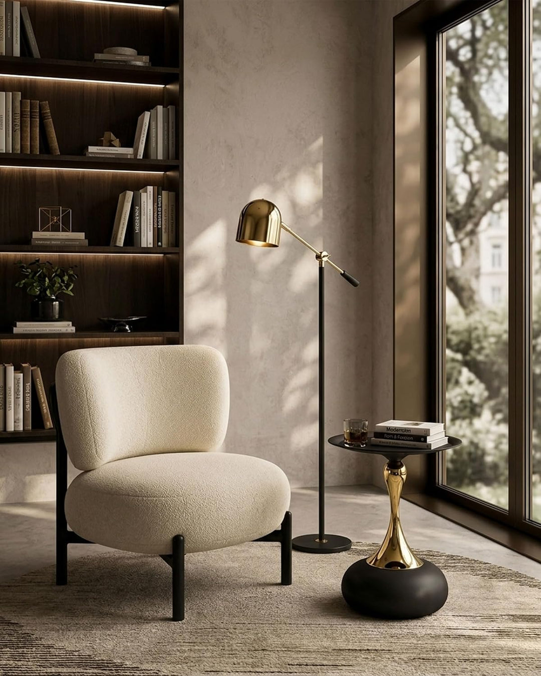 Couchtisch Schwarz Gold, Kleiner Runder Couchtisch Vintage, Metall Beistelltisch Rund Gold, Kreative