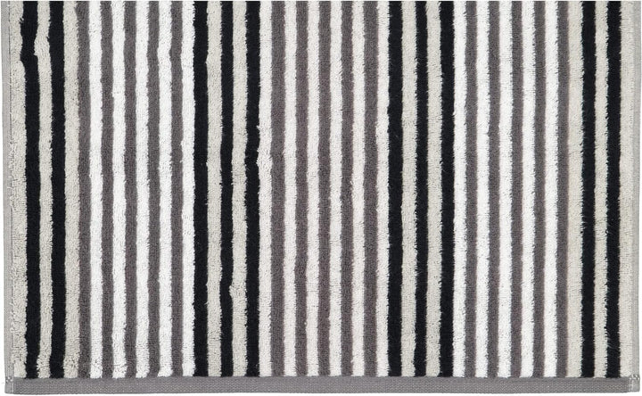 CAWÖ Home Handtücher Delight Streifen 6218 Platin - 77 Duschtuch 70x140 cm, Duschtuch 70x140 cm