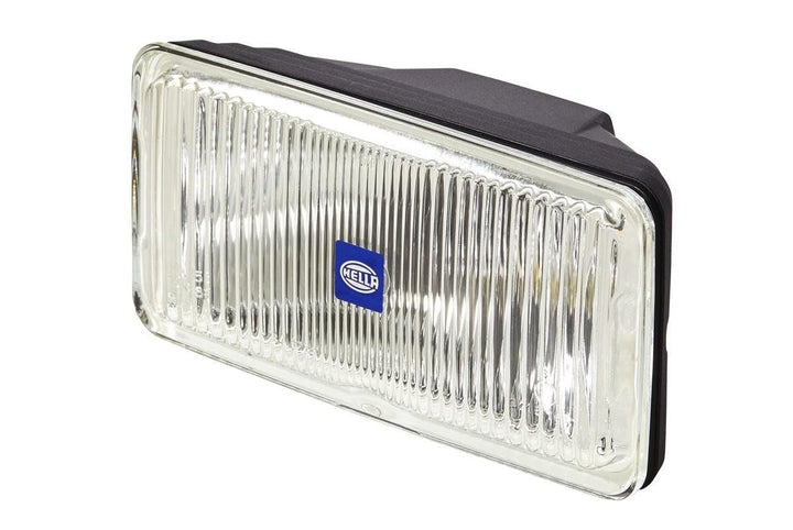 HELLA - Halogen-Nebelscheinwerfer - Comet 550 - 12/24V - rechteckig - Anbau/Einbau - gehärtete Streu