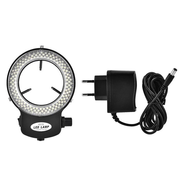 Mikroskop Kamera Stereomikroskop ringleuchte144 LED Perlen Lichtquelle Helligkeit einstellbar Ringla