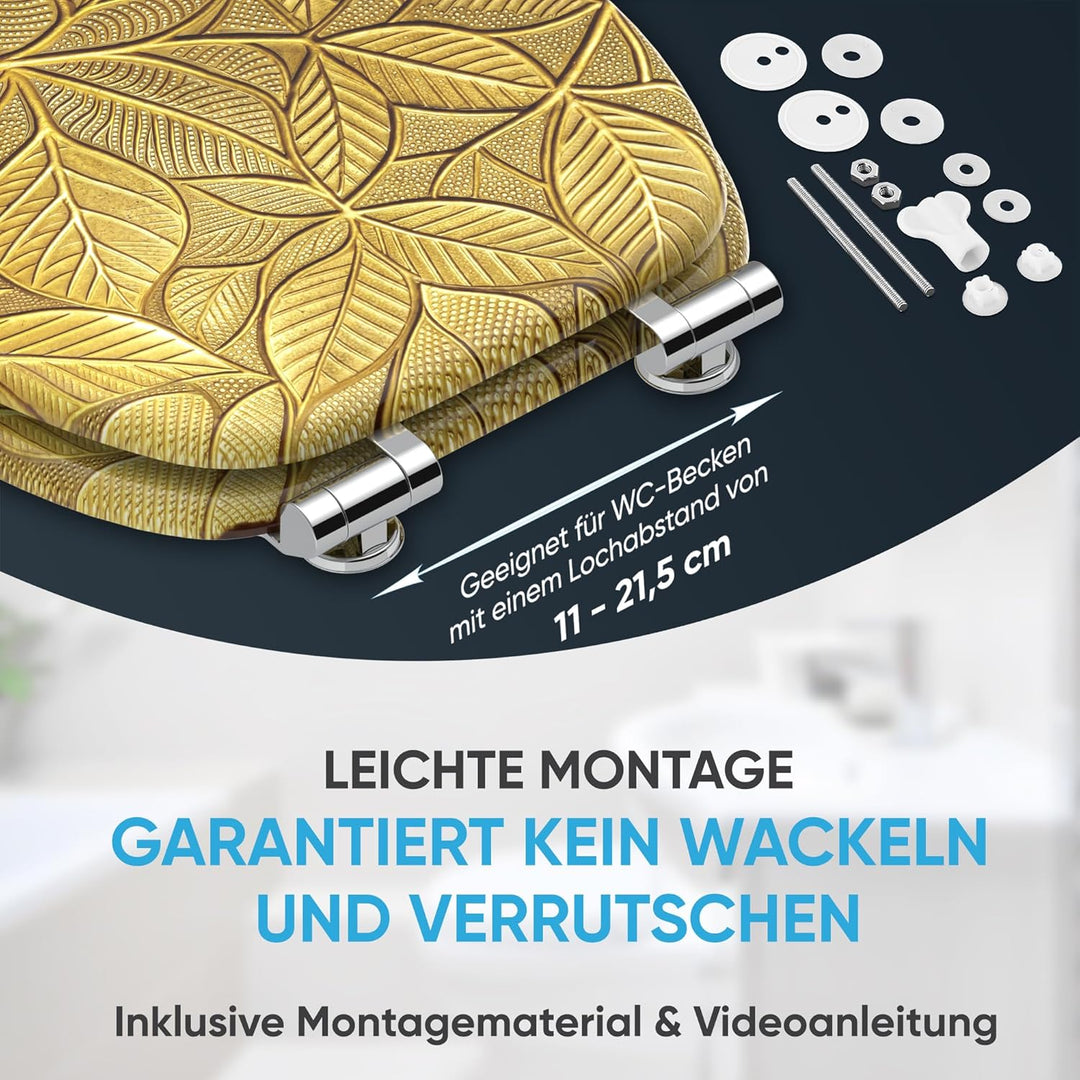 Sanilo WC Sitz mit Absenkautomatik, viele neue Toilettendeckel zur Auswahl, hochwertige Oberfläche,