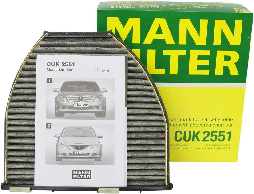 MANN-FILTER CUK2551 Filter, Innenraumluft