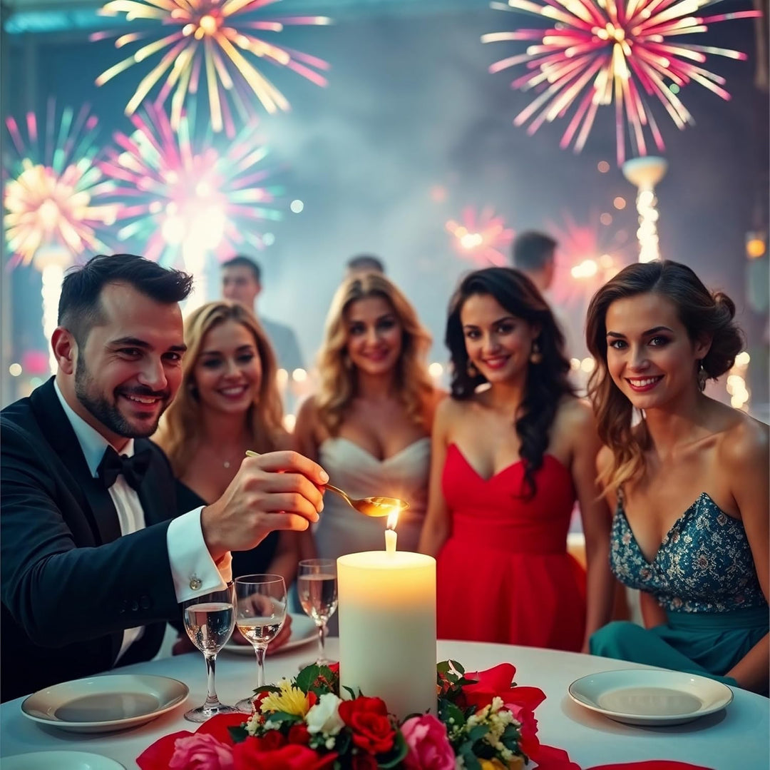 3x 7er Zinngiessen Happysparks® mit Zinn Giessen wie Bleigiessen Bleigiessen mit & Löffel & Orakelhe