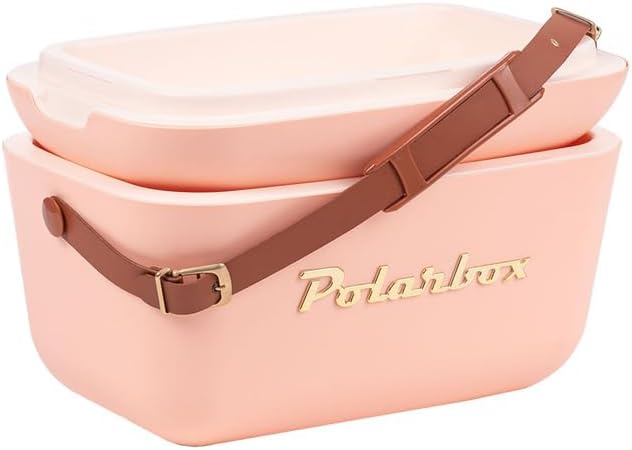 Kühlbox | Passive Kühlbox | Kühltaschen Polar in Retro Vintage Design aus Kunststoff mit polystyrol