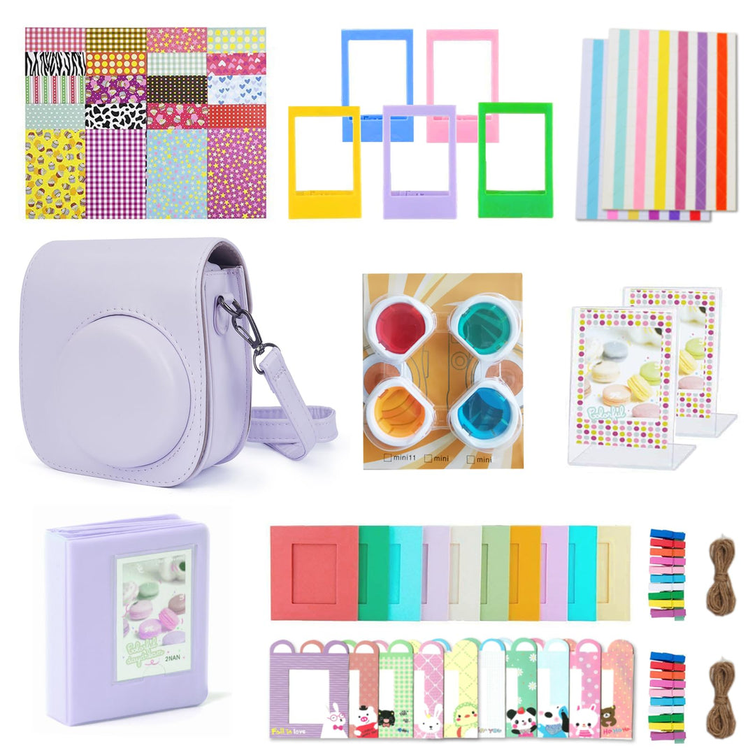 KALDA Sofortbildkameras Zubehör für Instax Mini 12 (Lilac Purple), Lilac Purple