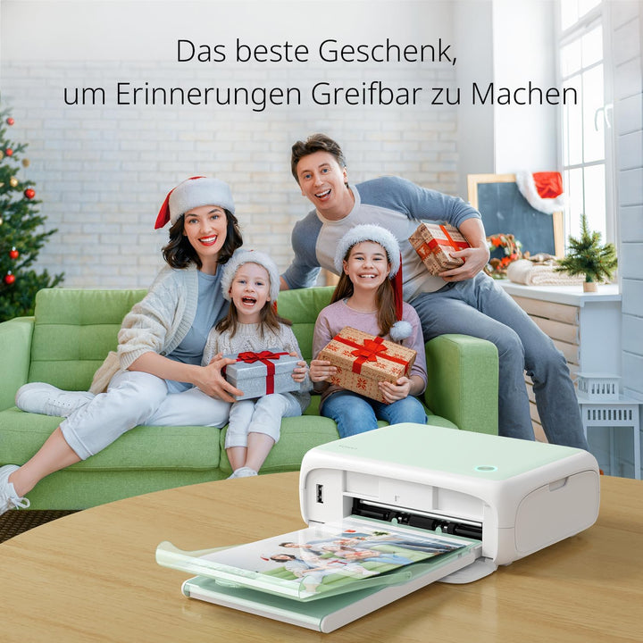 YOTON Fotodrucker für Smartphone, Mobiler Drucker mit 54 Stück Fotopapier (4"x6"), Unterstützt Auswe