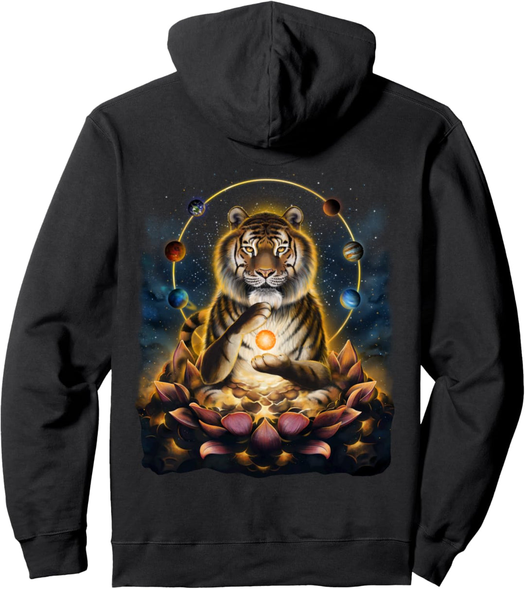 Der Tiger hat spirituelle Erleuchtung erreicht Pullover Hoodie