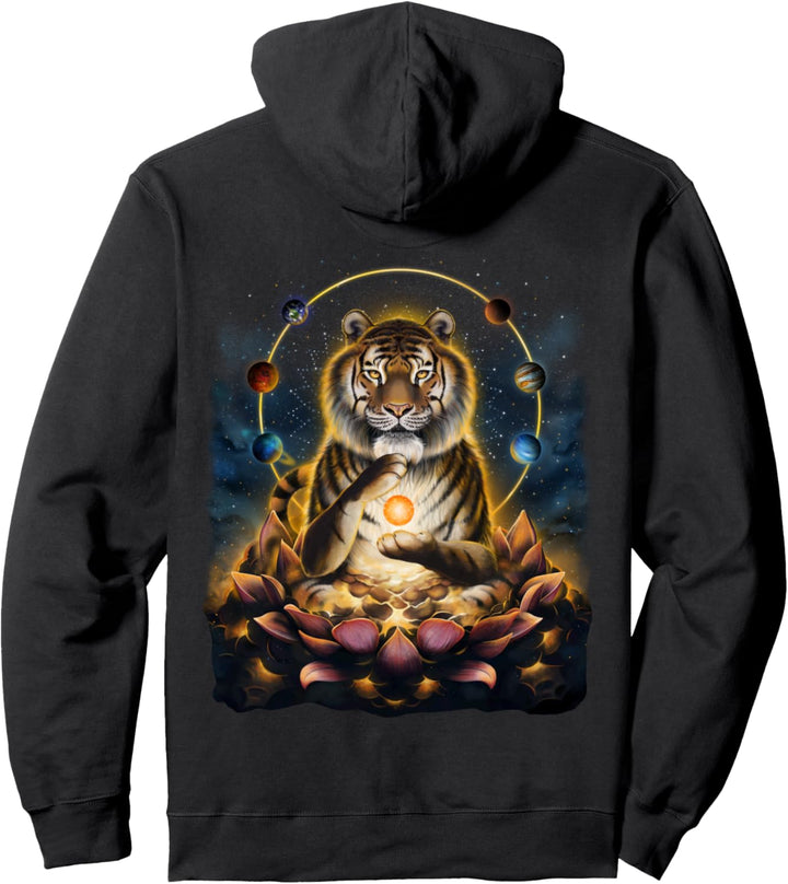 Der Tiger hat spirituelle Erleuchtung erreicht Pullover Hoodie