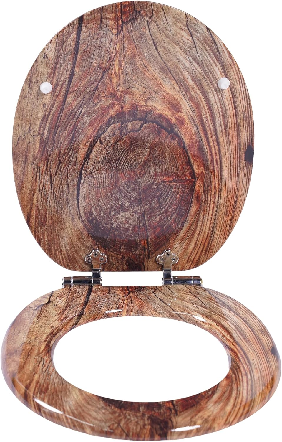 SINOBATH Premium WC Sitz mit Absenkautomatik – hochwertige Toilettendeckel aus Holz, viele bunte Mot