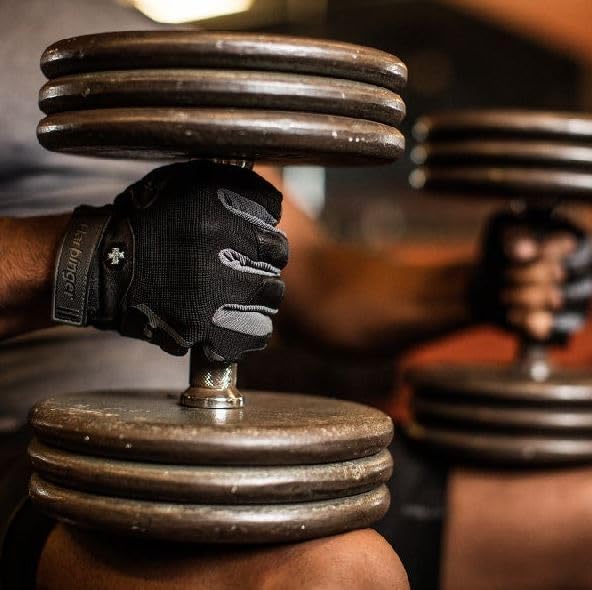 Harbinger Pro Gloves, Lightweight and Flexible Gloves with Enhanced Breathability for Moderate Lifti
