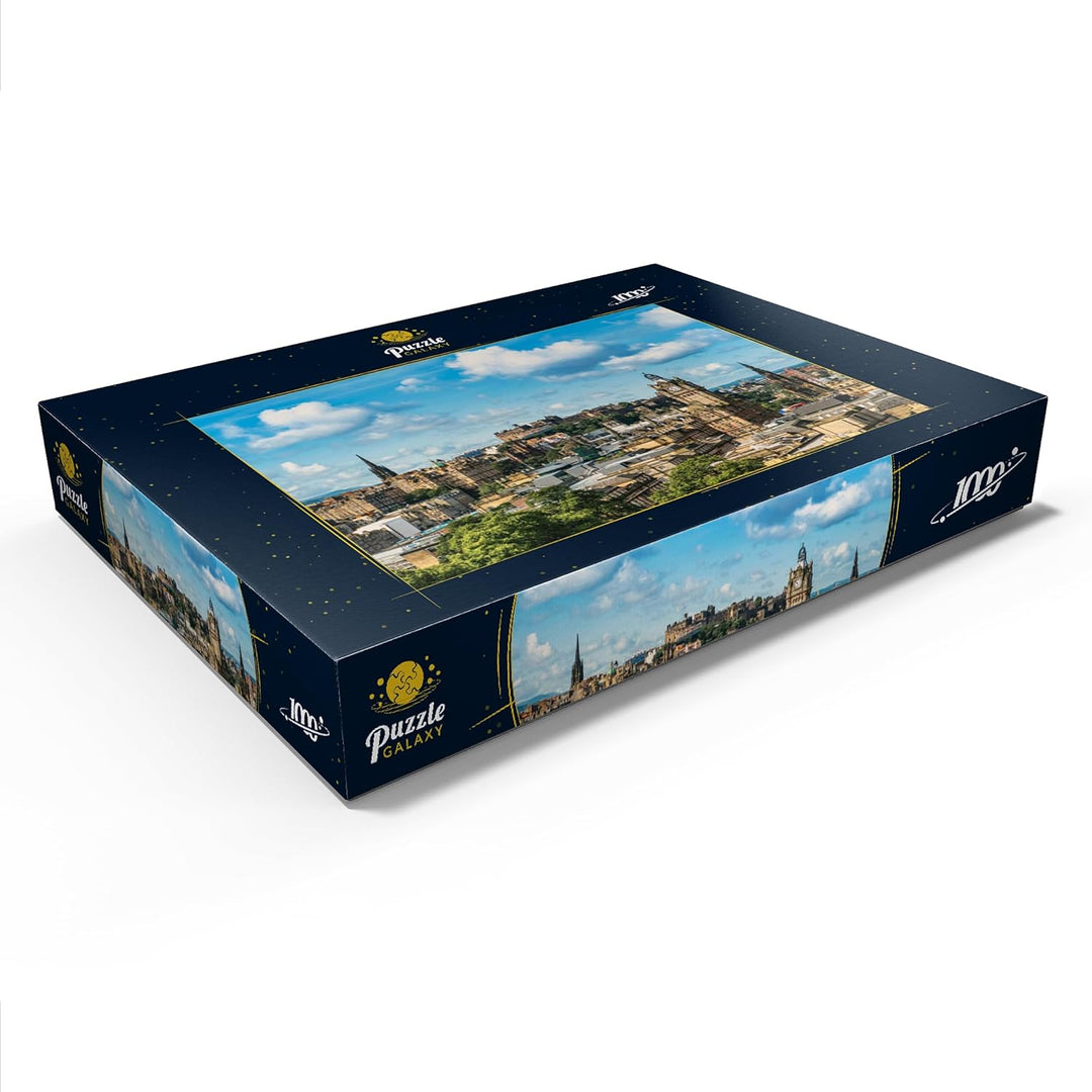 Edinburgh Castle, aus dem Blick von Carlton Hill - Premium 1000 Teile Puzzle - MyPuzzle Sonderkollek