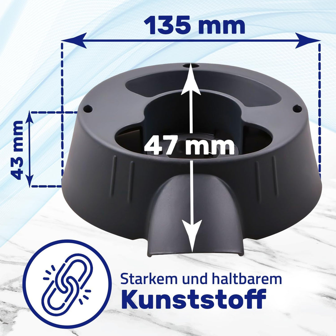 Mixtopffuss für Küchenmaschine für Vorwerk Thermomix TM31 Behälterunterteil für den Mixtopf - Kit En