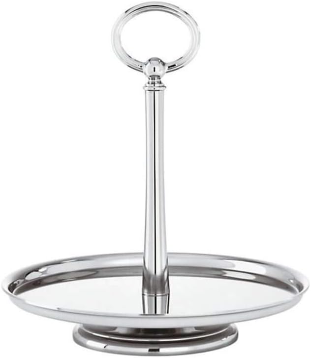 Sambonet Rosenthal Gebäckschale, Snackschale, Gebäckständer - Elite - Edelstahl 18/10 rostfrei - Ø18