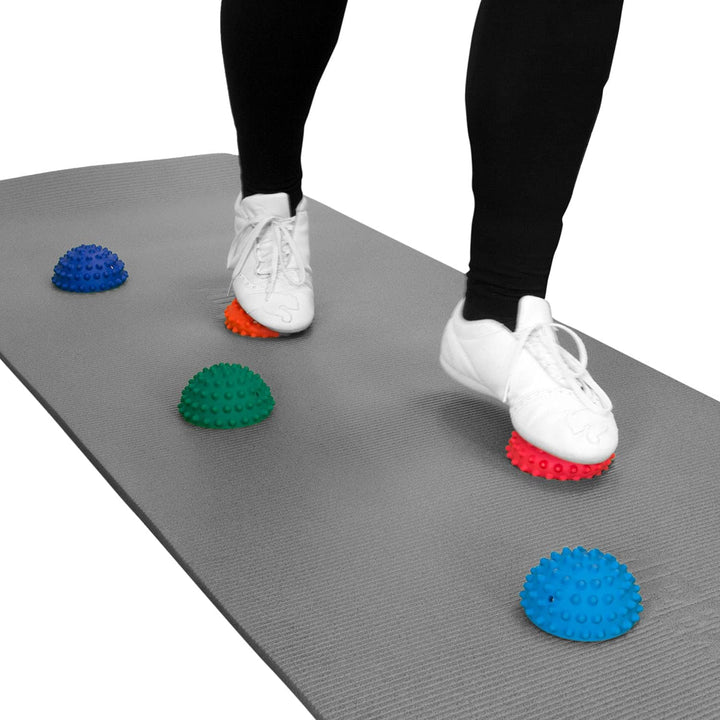 6 x TheraPIE Balance Igel MINI | bunt | Durchmesser: 9 cm | Gymnastik Igel | Igelball | Kleiner Bala