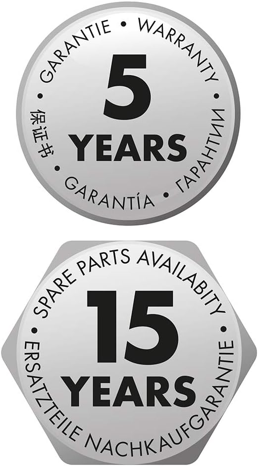 Hansgrohe 27030400 Crometta 100 Thermostatset 0,65m, 4 Strahlarten, Weiss/Chrom 0,65m Set, 0,65m Set