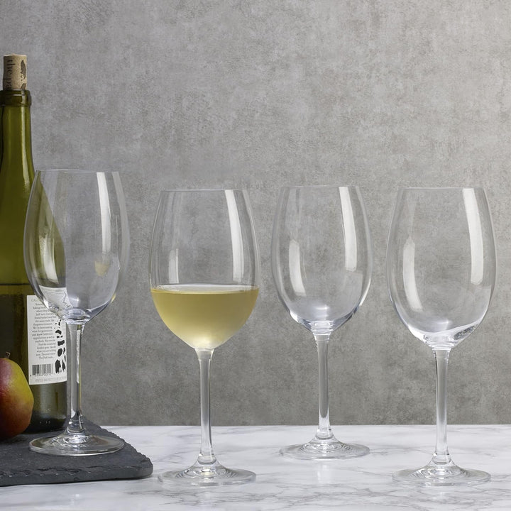 MIKASA Bordeauxglas Weisses Weinglas 16.5 oz farblos, Weisses Weinglas