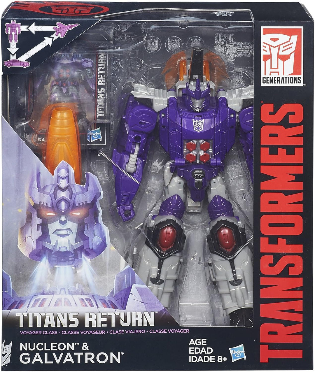 TRANSFORMERS Generations Titans Return Nucleon und Galvatron