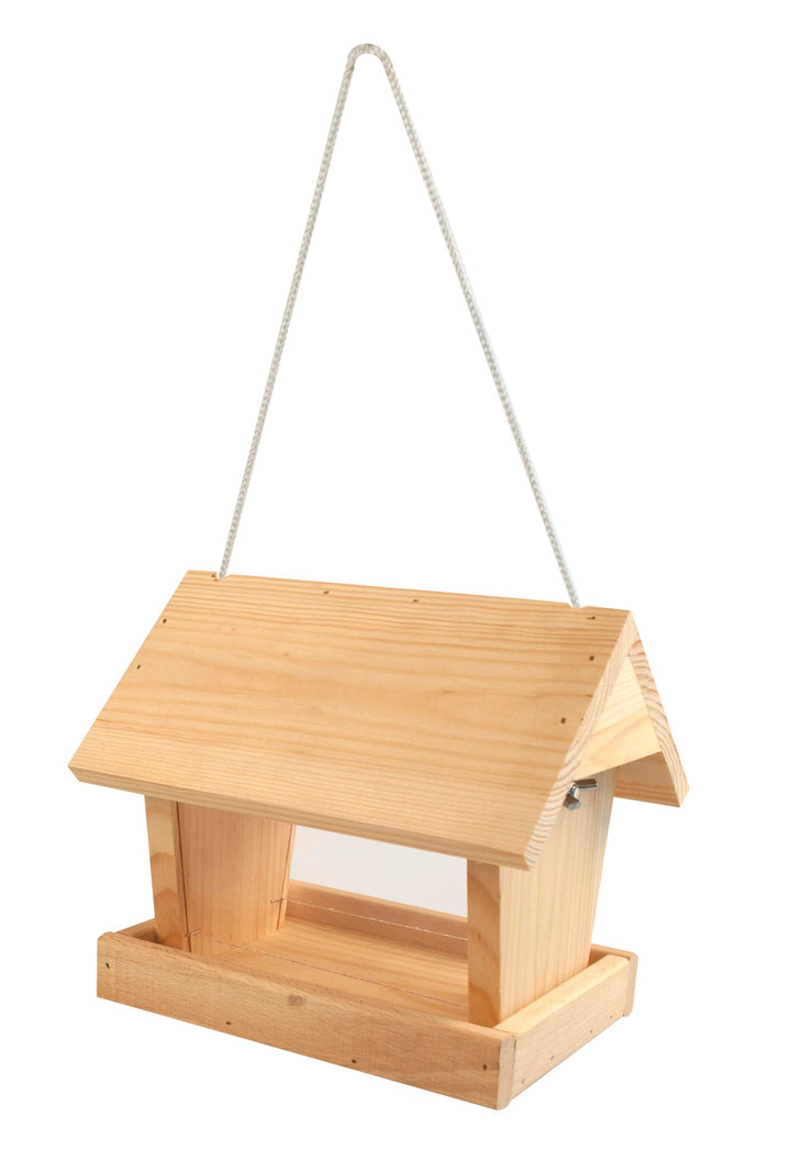 Windhager Vogelfuttersilo-Bausatz Woodpecker, Vogelhaus Futterstation, inklusive Farbset zum Bemalen