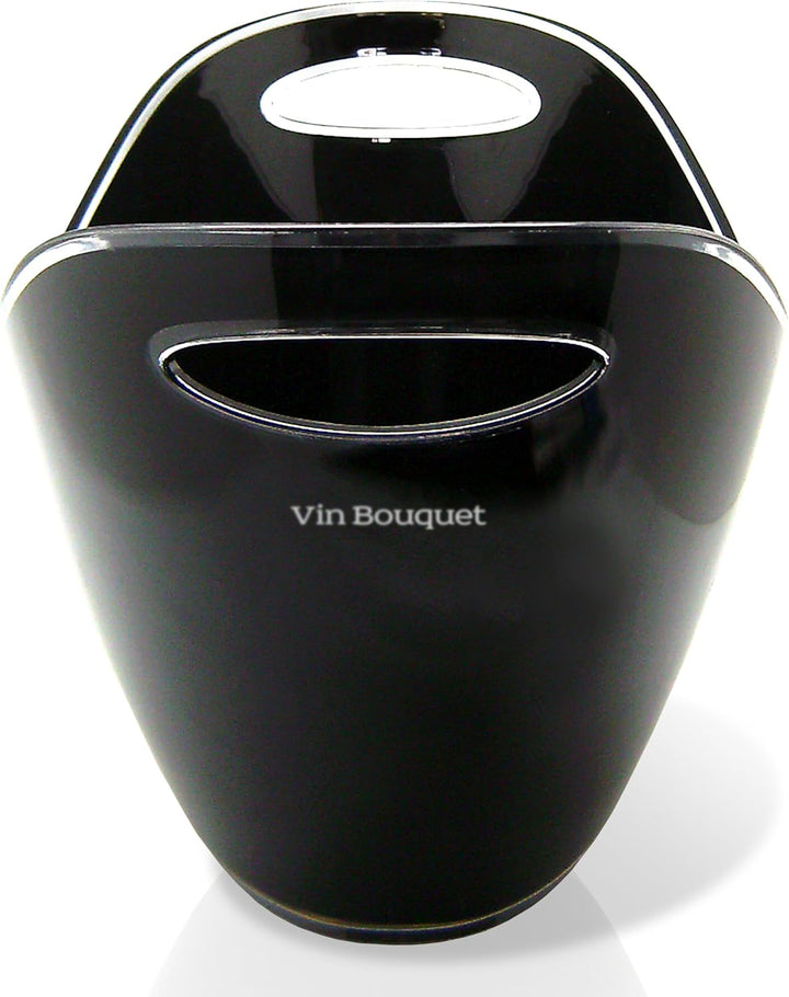 Vin Bouquet FIE 007 - Schwarzer Eiskübel für 6 Flaschen, Zentimeter, Schwarz 6 Flaschen Schwarz, 6 F
