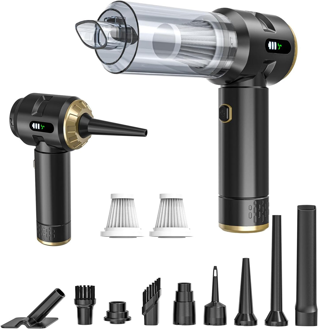 Schnurloser Handstaubsauger,Wiederaufladbarer,Tragbarer,Leichter Staubbläser,22000PA Starke Saugkraf