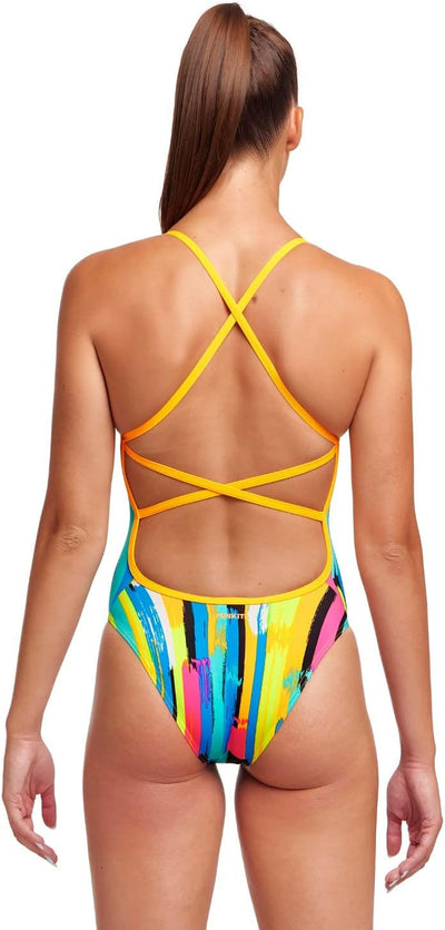 Funkita Badeanzug Einteiler Damen Winning Streak schnelltrocknend