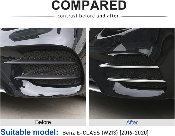 KUNGKIC ABS Chrom Auto Frontstossstange Kühlergrill Nebelscheinwerfer Abdeckung accessories Car Bump