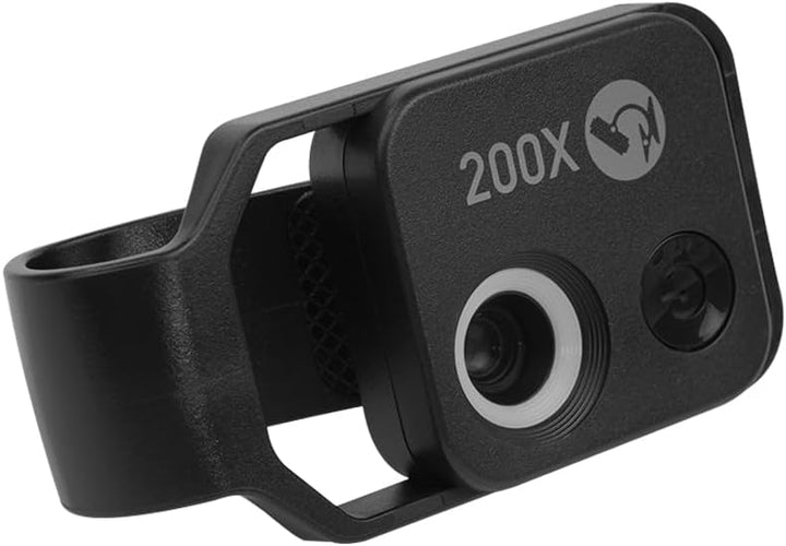 200-fache Mikroskoplinse mit LED-Licht, tragbares digitales Handmikroskop, Dermatoskop, Hautdiagnose