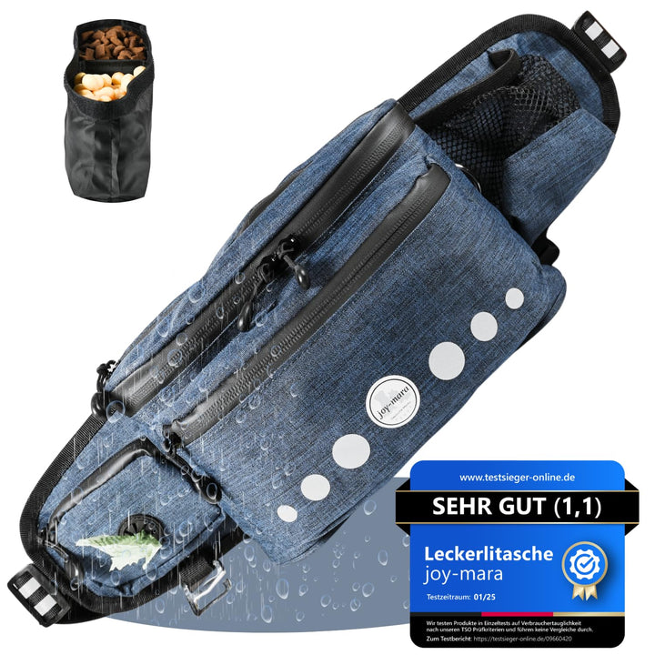 Leckerlitasche für Hunde - wasserdichte Hunde Leckerlitasche & Bauchtasche Hundetraining, Gassi Tasc