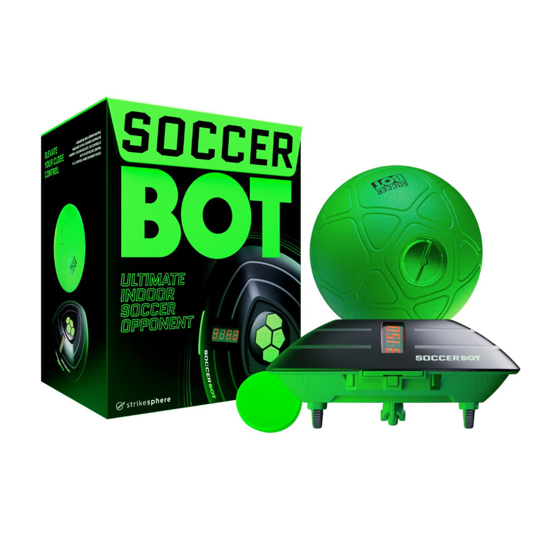Smart Ball 1001CB-MTL Soccer Bot HallenFusballtrainer, Schwarz, Einheitsgrösse