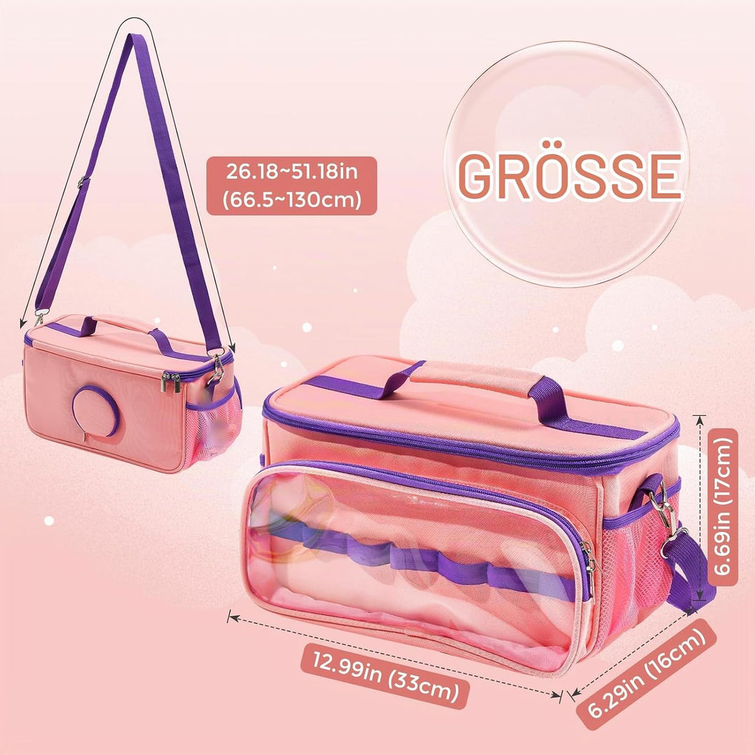 Hautton Tragetasche für Toniebox &amp; Tigerbox，Aufbewahrungtasche für Musikbox, Tonies Figuren, Kopfhör