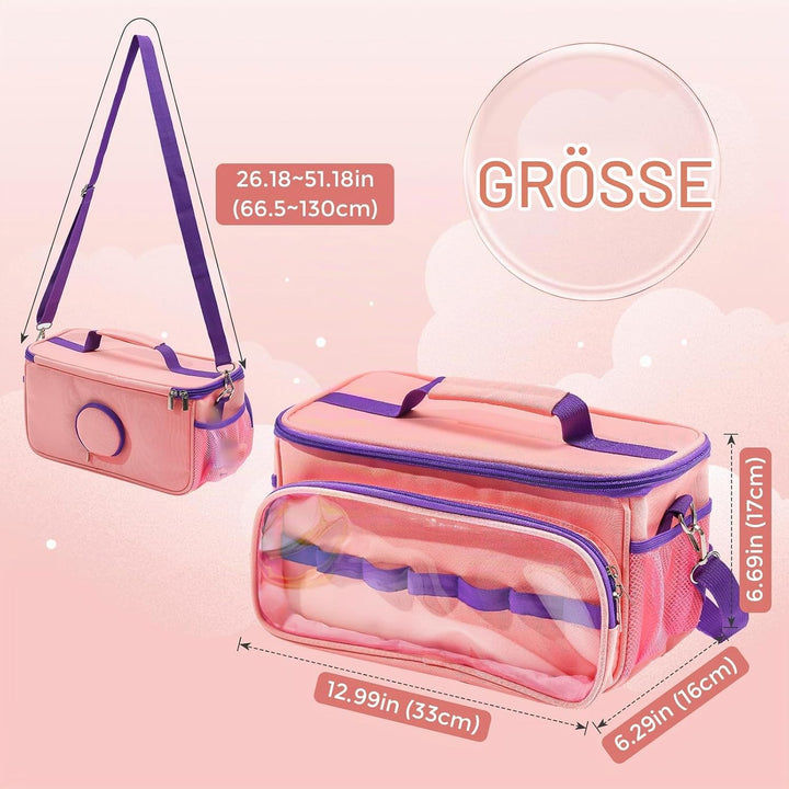 Hautton Tragetasche für Toniebox &amp; Tigerbox，Aufbewahrungtasche für Musikbox, Tonies Figuren, Kopfhör