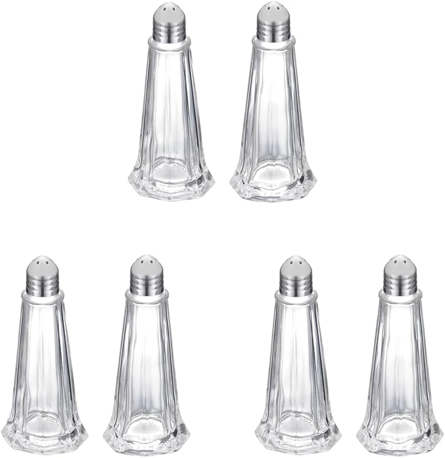 Westmark Universalstreuer-Set, 2-tlg., Fassungsvermögen: je 40 ml, Glas/Rostfreier Edelstahl, New Yo