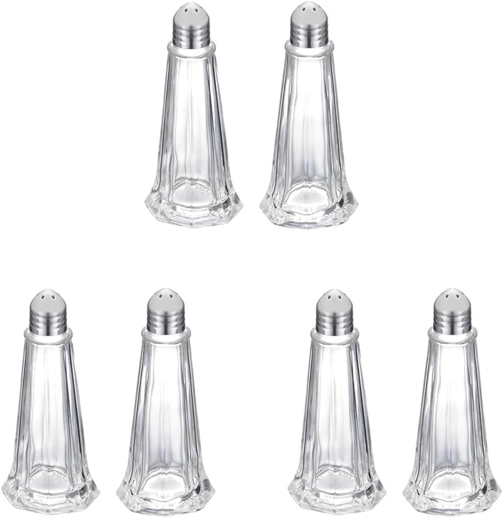Westmark Universalstreuer-Set, 2-tlg., Fassungsvermögen: je 40 ml, Glas/Rostfreier Edelstahl, New Yo
