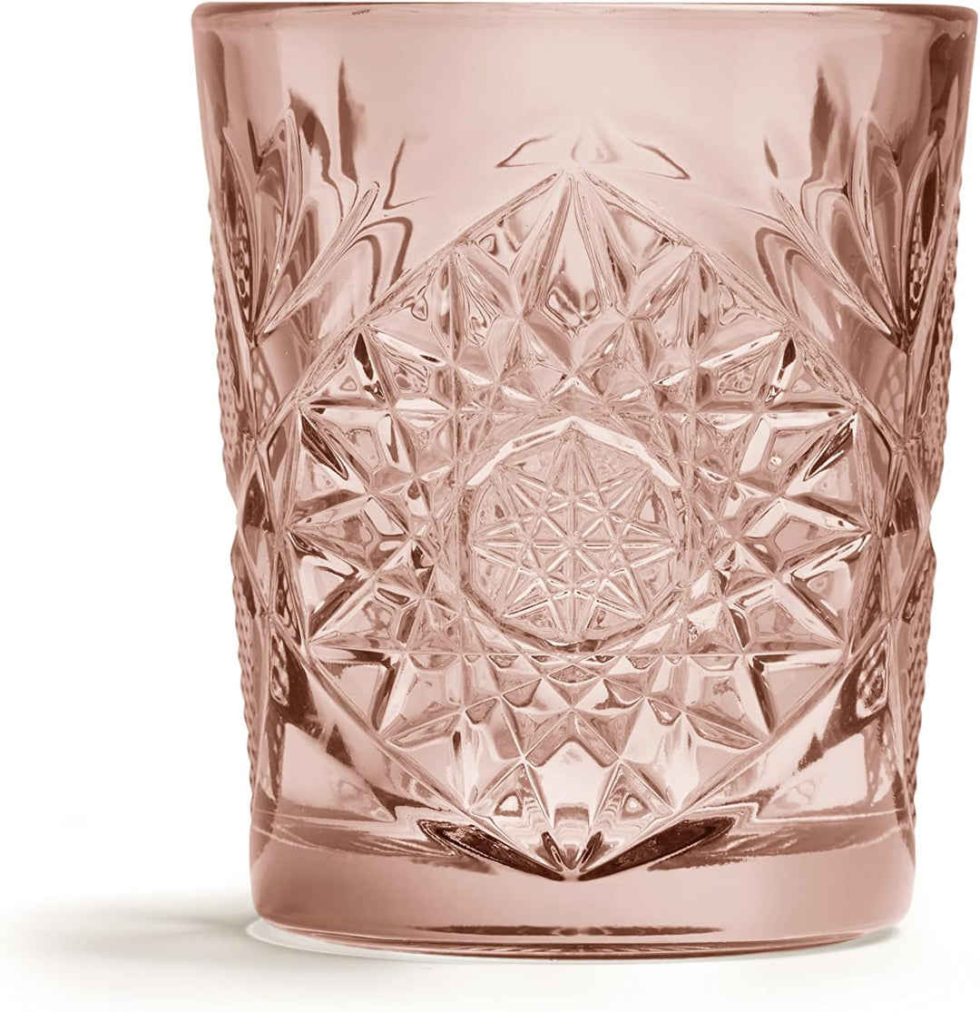 Libbey »Hobstar« Trinkglas Inhalt:6 x 0,35 Liter, rose Rosa, Rosa