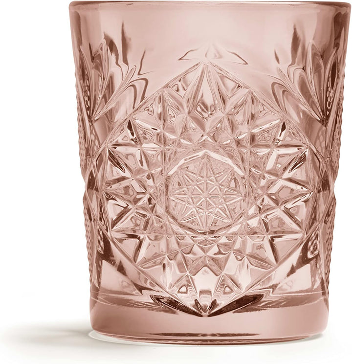 Libbey »Hobstar« Trinkglas Inhalt:6 x 0,35 Liter, rose Rosa, Rosa