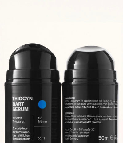 Thiocyn Bartserum 50ml - Bartwuchsmittel für Männer - Unterstützt das Bartwachstum - Bartpflege - Ve