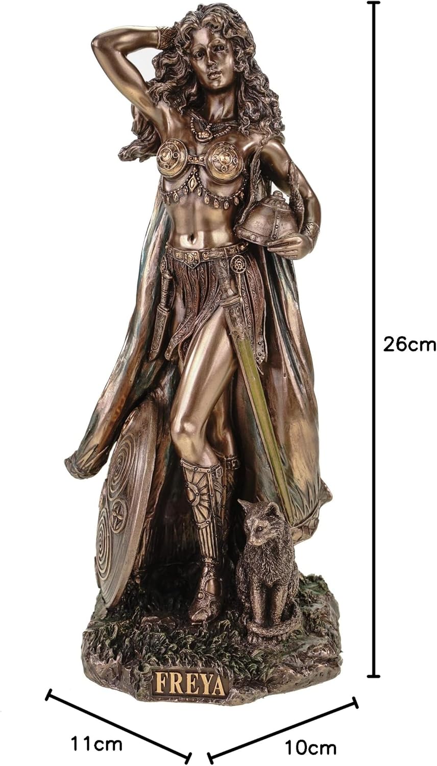 VERONESE by Joh. Vogler Freya nordische Göttin der Liebe Skulptur Figur Odin Dekofigur