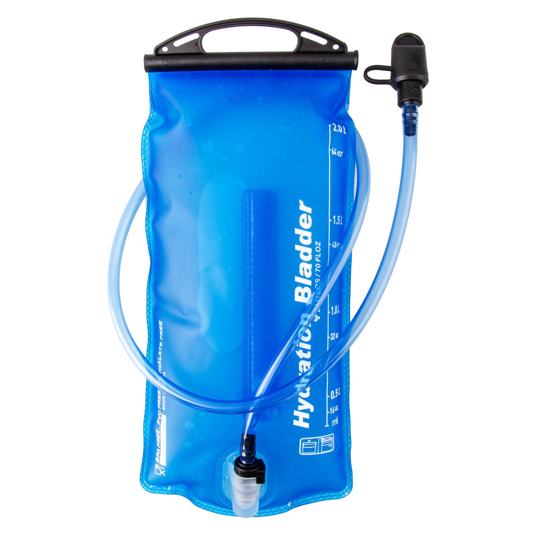 TRIWONDER 2L Trinkblase, Wasserblase, Trinkbeutel, Wasserreservoir Wasserbehälter für Wandern Campin