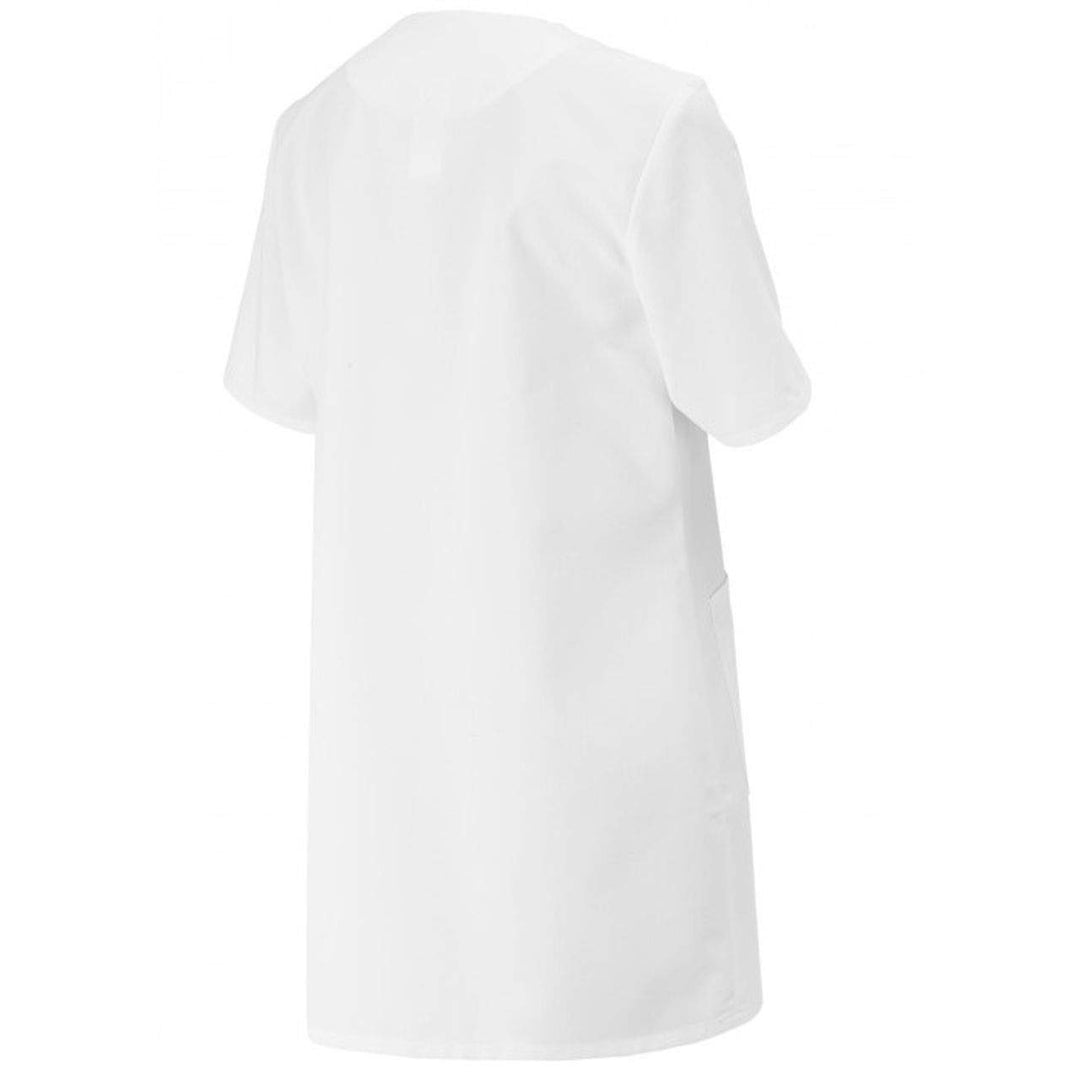 BP 1640-485-21-58n Damen-Kasack, 1/2 Hülse, V-Ausschnitt mit Druckknopfband, 215,00 g/m² Stoffmischu